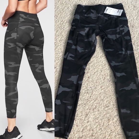 Athleta Pants - Athleta Camo Contender 7/8 Tight